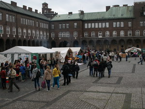 A tér a megérkezésünkkor.
